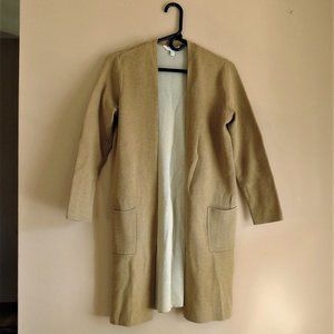 Time and Tru cardigan long sleeve open front tan size S